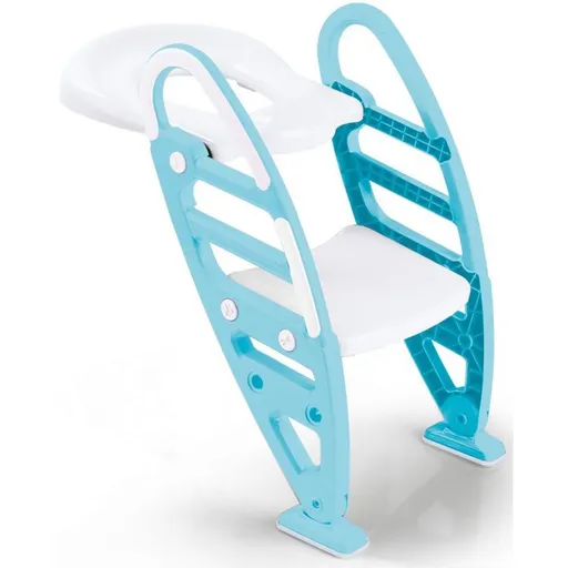 Dolu Schůdky se sedátkem k toaletě modré