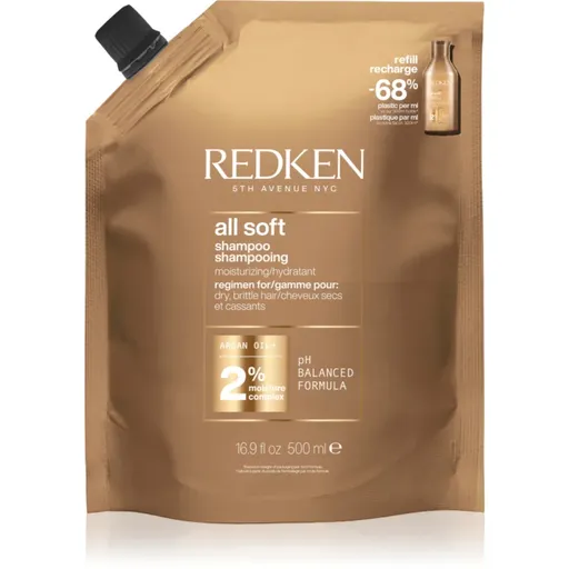 Redken All Soft vyživující šampon pro suché a křehké vlasy 500 ml