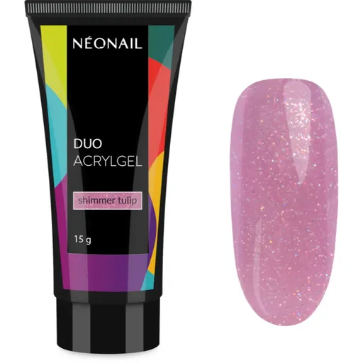 NEONAIL Duo Acrylgel Shimmer Tulip gel pro modeláž nehtů 15 g