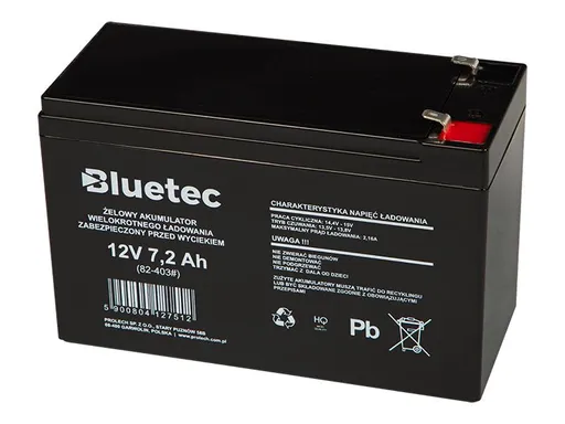 Baterie olověná 12V 7,2Ah BLUETEC 82-403