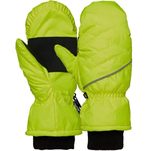 Lewro DERYA Dětské palcové rukavice, světle zelená, velikost 8-9Y