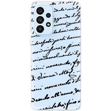 iSaprio Handwriting 01 - black pro Samsung Galaxy A33 5G (hawri01b-TPU3-A33-5G)