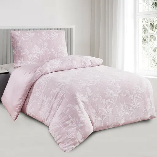 Žakárové povlečení Alabama růžová, 140 x 200 cm, 70 x 90 cm