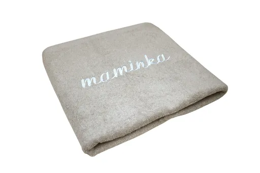 Ručník s bordurou s výšivkou