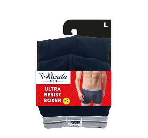 Bellinda Pánské strečové boxerky Ultra resist vel. L 2 ks černé