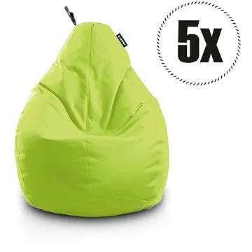SakyPaky Sedací vaky - 5x Hruška limetový (8595653209648)