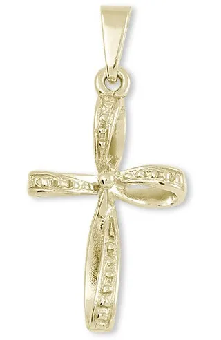 Soliter Jemný zlatý přívěsek křížek 241 001 01087