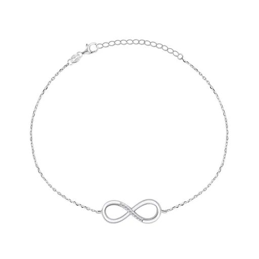 Brilio Silver Nadčasový stříbrný náramek Nekonečno BRC48W