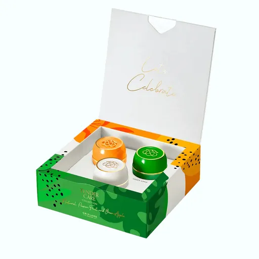 Oriflame Sada zázračných kelímků - přírodní, marakuja a zelené jablko 3 x 10,5 ml