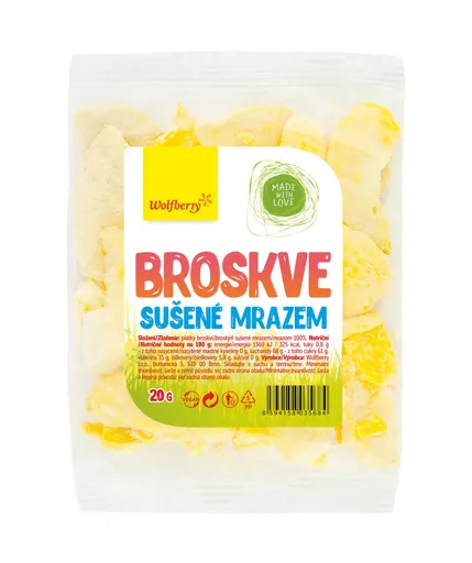Wolfberry Broskve lyofilizované 20 g