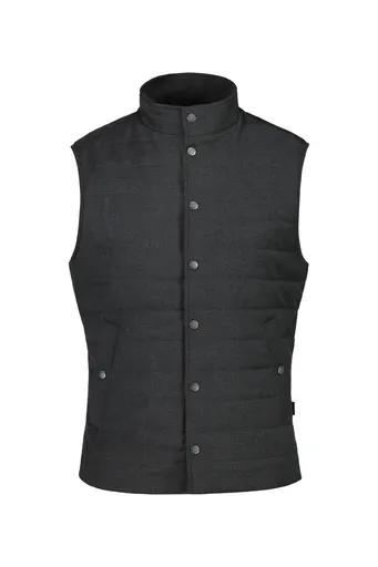 VESTA GANT LIGHT INSULATED COMMUTER VEST ANTRACIT MELANGE