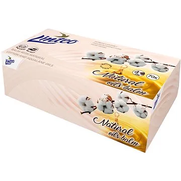 LINTEO Box s balzámem a bavlníkovým olejem, 4 vrstvé (70 ks) (8595686300954)