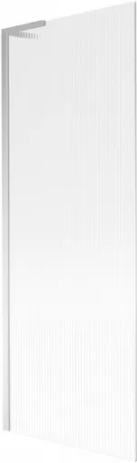 MEXEN/S Next L vanová zástěna FIX 70 x 150, proužky, chrom 895-070-000-03-09-01