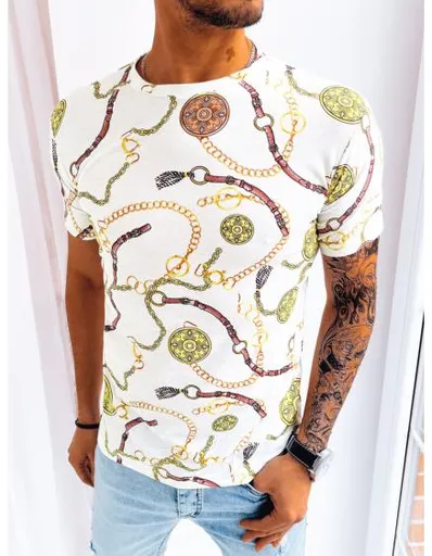 Pánské tričko s potiskem W38 bílé