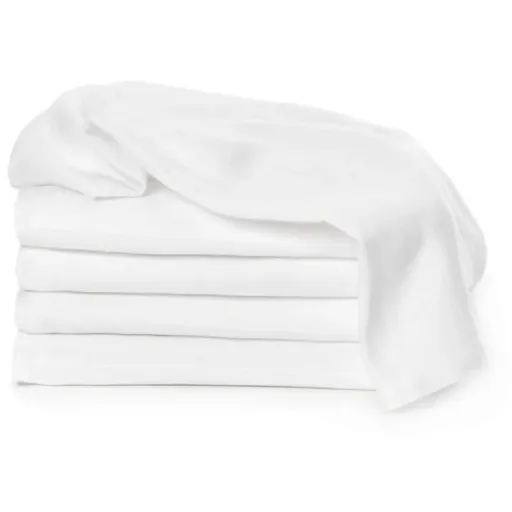 T-TOMI TETRA Cloth Diapers EXCLUSIVE COLLECTION White látkové pleny White 70x70 cm 5 ks