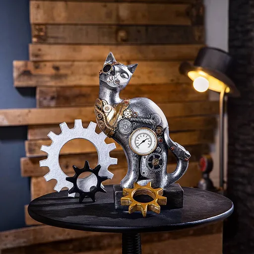Gilde Soška steampunk Kočka s kolečky