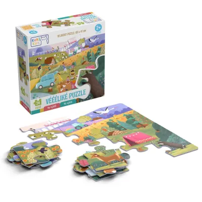 KukiKuk - Véééliké puzzle Na výletě