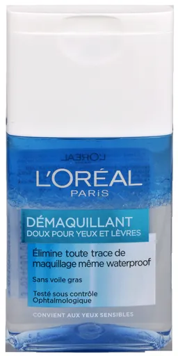L'Oréal Paris Dvoufázový odličovač očí a rtů (Gentle Make-Up Remover for Eyes & Lips) 125 ml