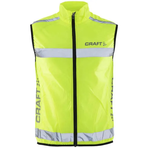Craft SAFETY VEST Funkční bezpečnostní vesta, reflexní neon, velikost