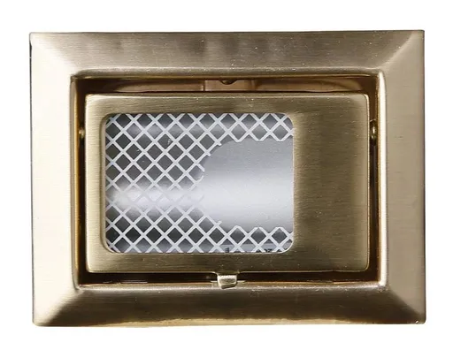 Objímka stropní lampy pro schody, saténově zlatá, G4 MS-07