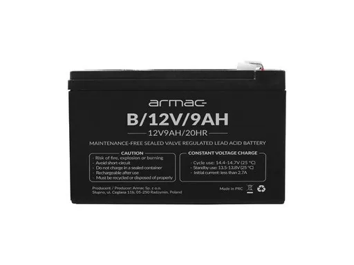 Armac náhradní baterie, 12V/9Ah
