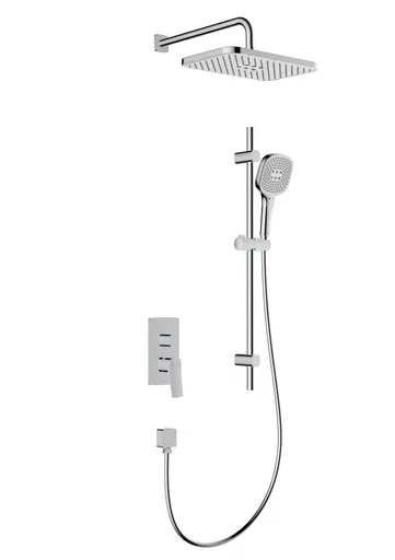 KFA Sada sprchová Malaga, podomítková s posuvným drážkovým ramenem, chrom 4529-301-00