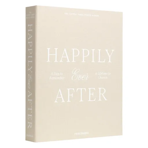 Fotoalbum HAPPILY EVER AFTER, béžová, Printworks