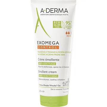 A-DERMA Exomega Control Emolienční krém pro suchou kůži se sklonem k atopii 200 ml (3282770149678)