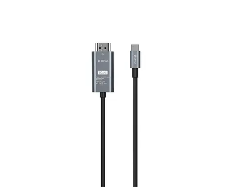 Kabel DEVIA EC084 USB-C/HDMI 4K 2m Black