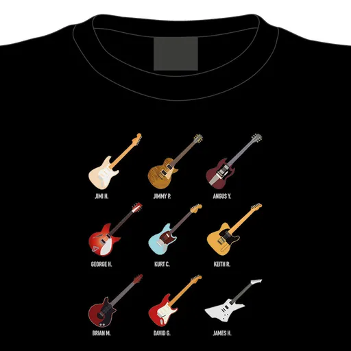 Tričko Nezapomenutelné kytary, XXL