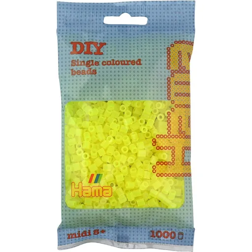 Hama H207-34 Midi Neonové žluté 1000 ks