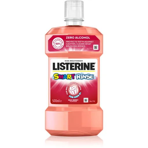 Listerine Smart Rinse Mild Berry ústní voda pro děti 500 ml