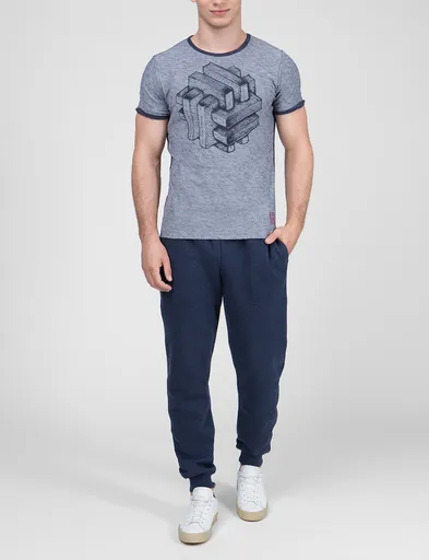 Pepe Jeans pánské modré tepláky Hugen PM211187581 S