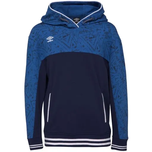 Umbro WANZI Chlapecká mikina, tmavě modrá, velikost 116-122