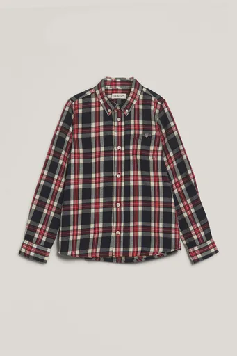 KOŠILE GANT CHECKED FLANNEL BD SHIRT EVENING BLUE