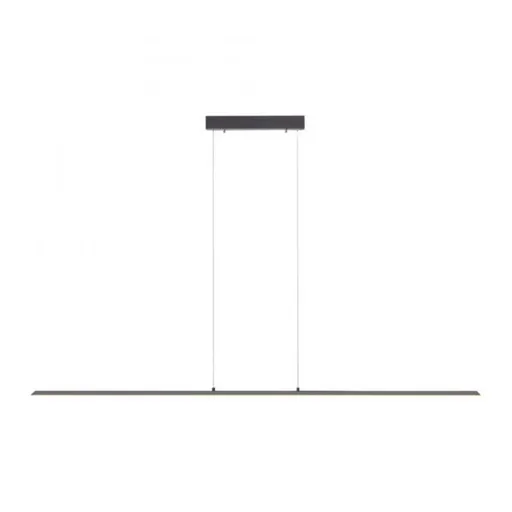 PAUL NEUHAUS Svítidlo závěsné PURE-LITE LED 160cm s nastavitelnou barvou světla 2700/3800/5000K a bezdotykovým stmívačem antracit 8377-13