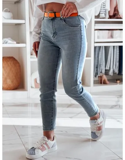 Dámské slim fit džínové kalhoty FITONIC modré