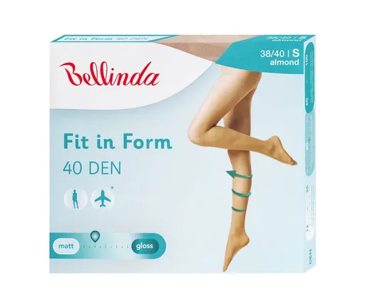 Bellinda Fit in Form 40 DEN vel.S punčochové kalhoty světle tělové