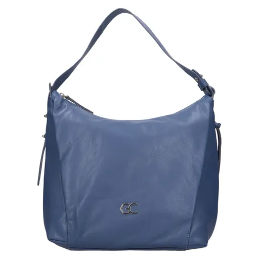 Dámská kožená kabelka Gianní Conti Loréne - modrá