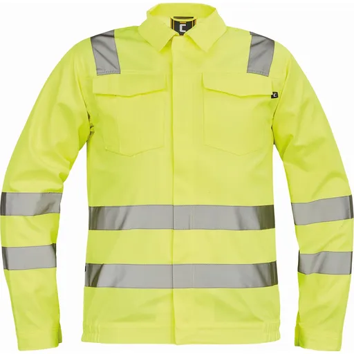 Cerva Reflexní pracovní blůza MALAGA - Žlutá | 46