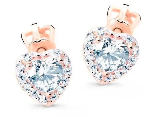 Cutie Jewellery Něžné náušnice s třpytivými zirkony Z8015-30-X-4 čirá