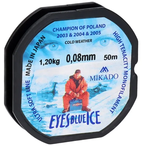 Mikado vlasec eyes blue ice 50 m - 0,14 mm 2,9 kg