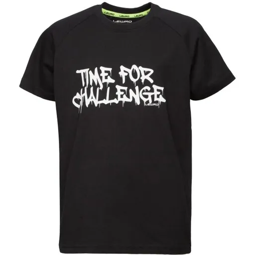 Lewro BOWEN Chlapecké triko, černá, velikost 164-170