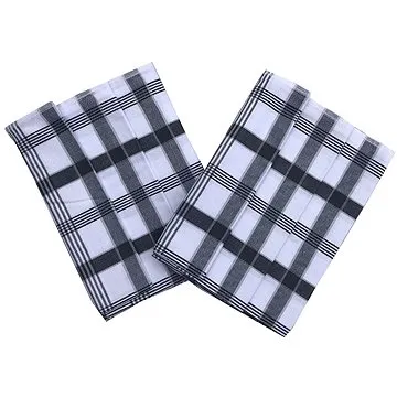 Svitap Utěrka extra savá 50×70 cm Káro černé 3 ks (040500-KAROMODSEA)