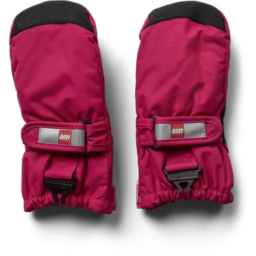 LEGO® kidswear LWARIPO 703 Dětské lyžařské rukavice, růžová, velikost 98-104