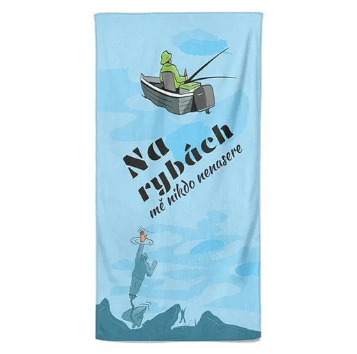 Osuška Mě nikdo nenasere (Velikost osušky: 100x170cm)