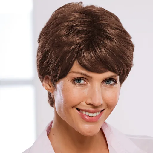 Přírodní paruka Elke, šedý melír