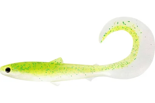 Westin gumová nástraha bullteez curltail sparkling chartreuse - 14 cm 15 g 2 ks
