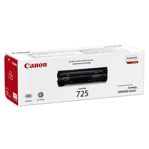CANON CRG725 BK - originální toner, černý, 1600 stran