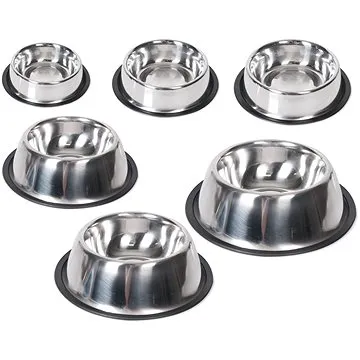 Karlie Nerezová miska s gumovým okrajem (CHPmf0074nad)